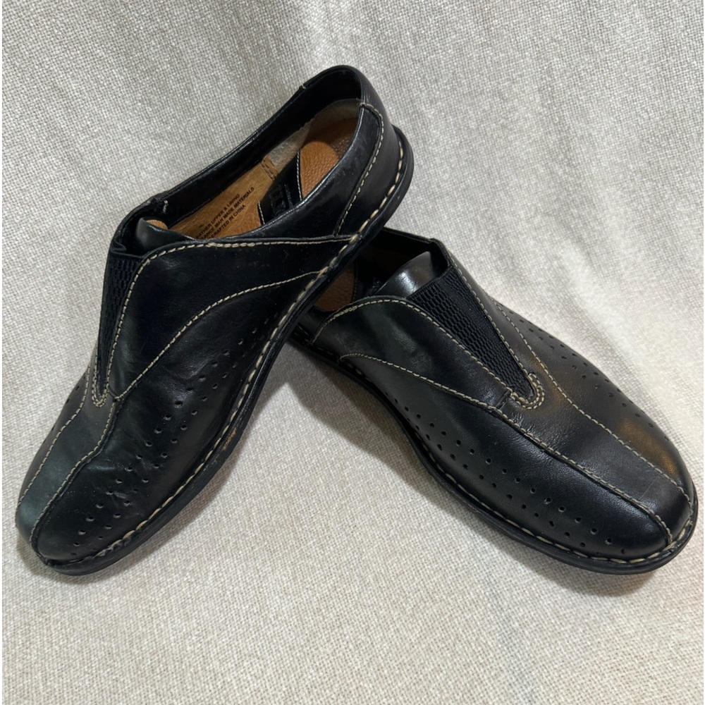 Born Black Slip ons, size 8